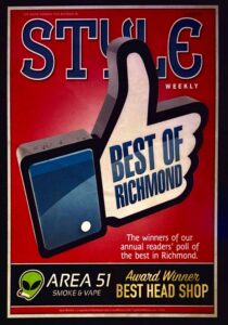 Style Weekly best head shop award
